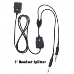AA10- 5' Headset Splitter